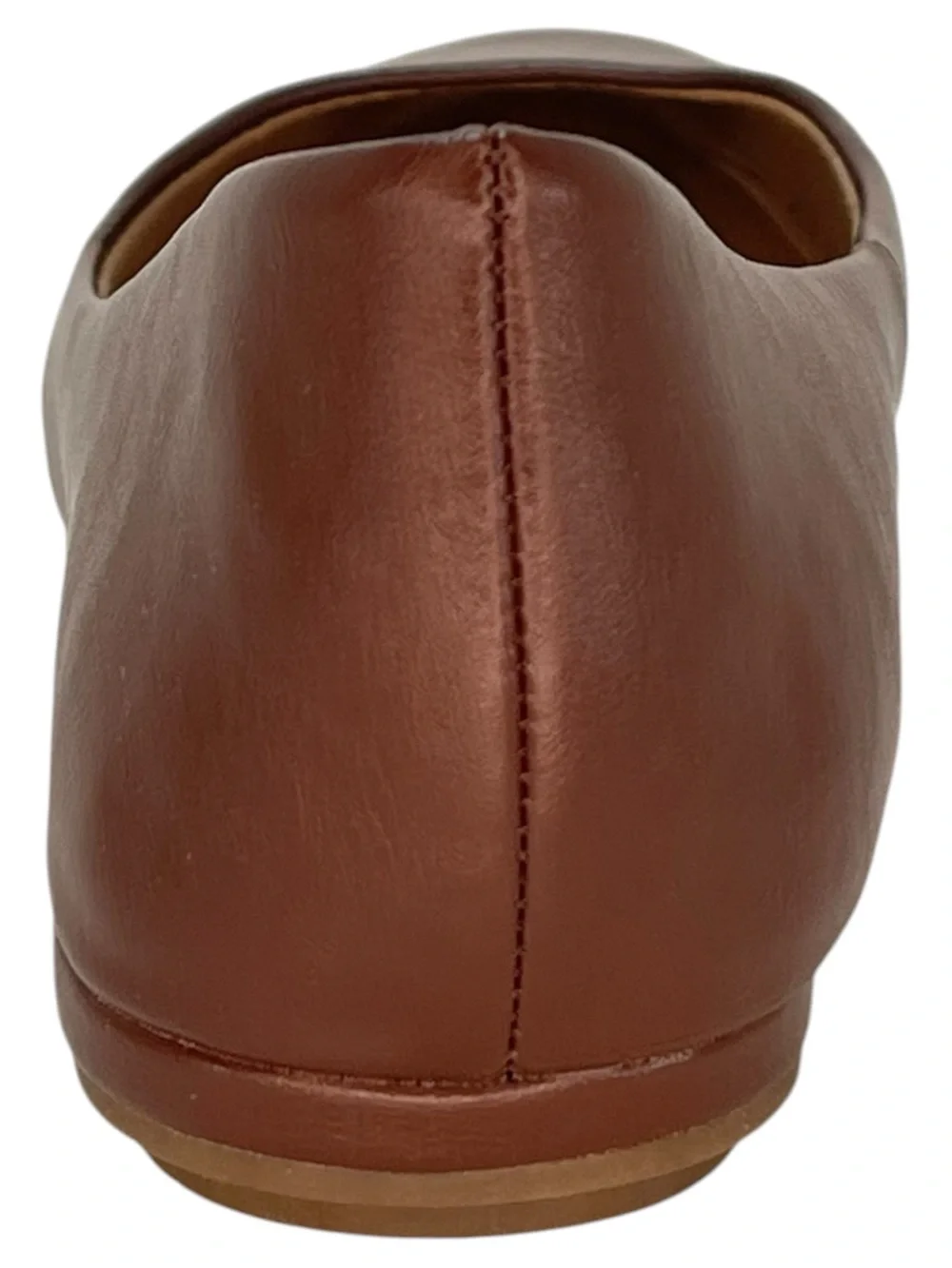 Sun + Stone Eliana Brown Faux Leather Womens Flats Size 9.5M